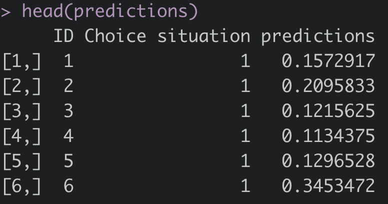 prediction-mixed MDCEV